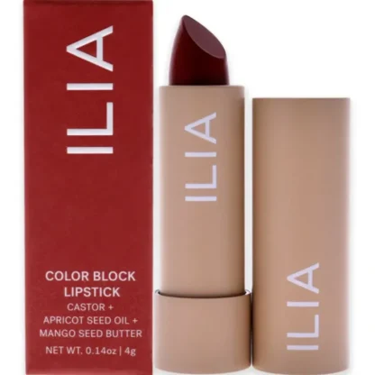 ILIA Beauty Color Block High Impact Lipstick - Tango by ILIA Beauty for Women - 0.14 oz Lipstick - Fresh Bloom Skin - Premium Skincare Solutions for Nourished, Hydrated, and Radiant Skin Every Day