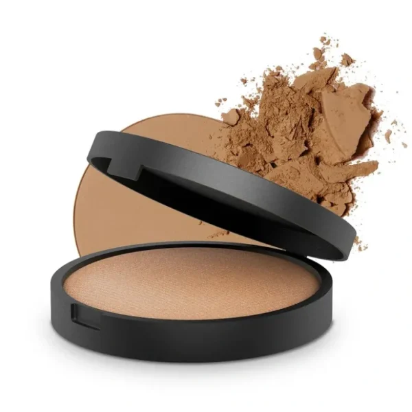 Inika Organic Baked Mineral Foundation 8g - Sunkissed - Fresh Bloom Skin - Premium Skincare Solutions for Nourished, Hydrated, and Radiant Skin Every Day