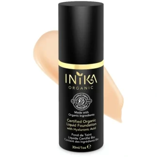 Inika Organic Liquid Foundation 30ml - Cream - Fresh Bloom Skin - Premium Skincare Solutions for Nourished, Hydrated, and Radiant Skin Every Day