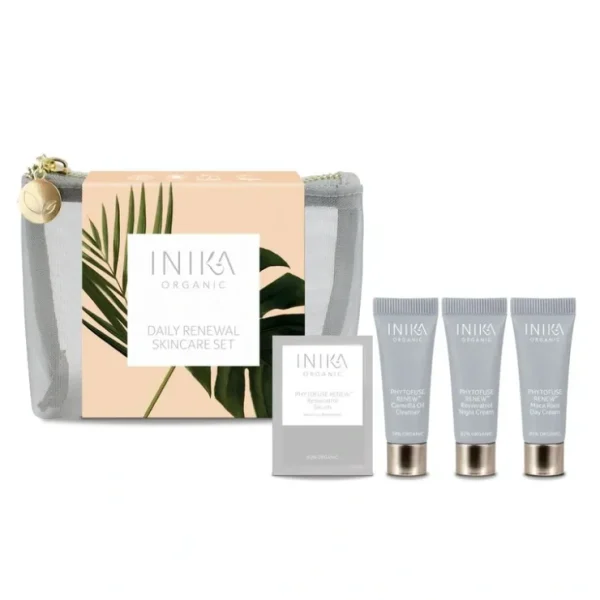 Inika Organic Skincare Starter Kit - Fresh Bloom Skin - Premium Skincare Solutions for Nourished, Hydrated, and Radiant Skin Every Day