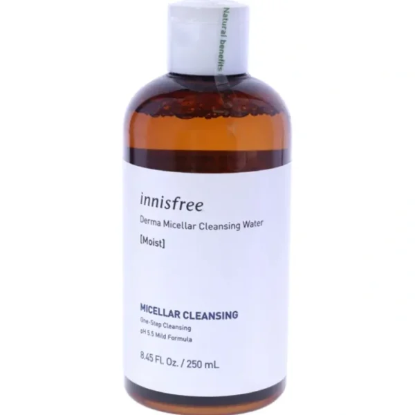 Innisfree Derma Formula Micellar Cleansing Water by Innisfree for Unisex - 8.45 oz Cleanser - Fresh Bloom Skin - Premium Skincare Solutions for Nourished, Hydrated, and Radiant Skin Every Day