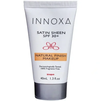 Innoxa Satin Sheen SPF 30+ 40ml Bisque - Fresh Bloom Skin - Premium Skincare Solutions for Nourished, Hydrated, and Radiant Skin Every Day