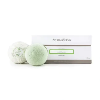 Inspire AromaBomb Duo by Aromaworks for Unisex - 2 x 8.81 oz Bath Bomb - Fresh Bloom Skin - Premium Skincare Solutions for Nourished, Hydrated, and Radiant Skin Every Day