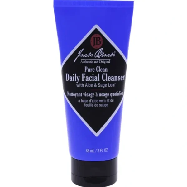 Jack Black Pure Clean Daily Facial Cleanser by Jack Black for Unisex - 3 oz Cleanser - Fresh Bloom Skin - Premium Skincare Solutions for Nourished, Hydrated, and Radiant Skin Every Day