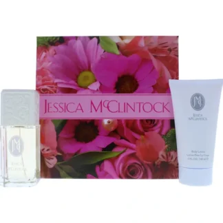 Jessica McClintock by Jessica McClintock for Women - 2 Pc Gift Set 3.4oz EDP Spray, 5oz Body Lotion - Fresh Bloom Skin - Premium Skincare Solutions for Nourished, Hydrated, and Radiant Skin Every Day