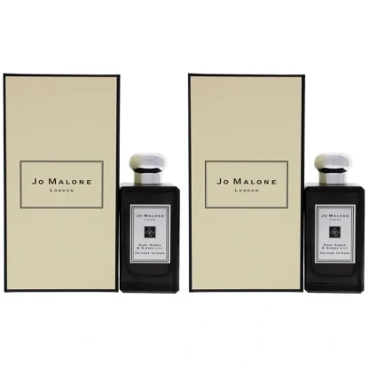 Jo Malone Dark Amber and Ginger Lily Intense by Jo Malone for Unisex - 3.4 oz Cologne Spray - Pack of 2 - Fresh Bloom Skin - Premium Skincare Solutions for Nourished, Hydrated, and Radiant Skin Every Day