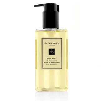 Jo Malone Lime Basil & Mandarin Body & Hand Wash (With Pump) 250ml/8.5oz - Fresh Bloom Skin - Premium Skincare Solutions for Nourished, Hydrated, and Radiant Skin Every Day