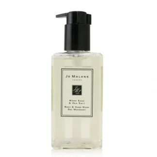 Jo Malone Wood Sage & Sea Salt Body & Hand Wash (With Pump) 250ml/8.5oz - Fresh Bloom Skin - Premium Skincare Solutions for Nourished, Hydrated, and Radiant Skin Every Day