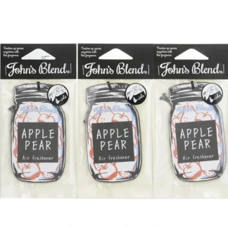John's Blend Air Freshener - Apple Pear 3pcs - Fresh Bloom Skin - Premium Skincare Solutions for Nourished, Hydrated, and Radiant Skin Every Day