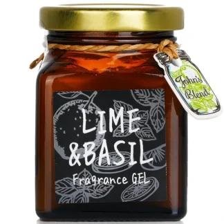 John's Blend Fragrance Gel - Lime & Basil 135g - Fresh Bloom Skin - Premium Skincare Solutions for Nourished, Hydrated, and Radiant Skin Every Day