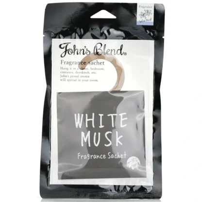 John's Blend Fragrance Sachet - White Musk 1pcs - Fresh Bloom Skin - Premium Skincare Solutions for Nourished, Hydrated, and Radiant Skin Every Day