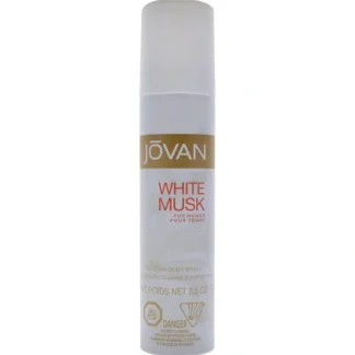 Jovan Jovan White Musk by Jovan for Women - 2.5 oz Body Spray - Fresh Bloom Skin - Premium Skincare Solutions for Nourished, Hydrated, and Radiant Skin Every Day