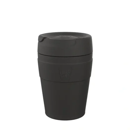 KeepCup Helix Thermal Stainless Steel Reusable Cup M/12oz/340ml - Black Fixed Size - Fresh Bloom Skin - Premium Skincare Solutions for Nourished, Hydrated, and Radiant Skin Every Day