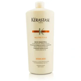 Kerastase Nutritive Bain Magistral Fundamental Nutrition Shampoo (Severely Dried-Out Hair) 1000ml/33.8oz - Fresh Bloom Skin - Premium Skincare Solutions for Nourished, Hydrated, and Radiant Skin Every Day