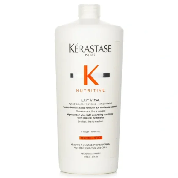 Kerastase Nutritive Lait Vital (For Dry Hair) 1000ml/34oz - Fresh Bloom Skin - Premium Skincare Solutions for Nourished, Hydrated, and Radiant Skin Every Day