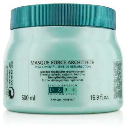 Kerastase Resistance Force Architecte Reconstructing Masque (For Brittle, Very Damaged Hair, Split Ends) 500ml/16.9oz - Fresh Bloom Skin - Premium Skincare Solutions for Nourished, Hydrated, and Radiant Skin Every Day