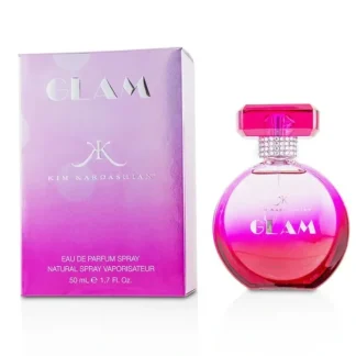 Kim Kardashian Glam Eau De Parfum Spray 50ml/1.7oz - Fresh Bloom Skin - Premium Skincare Solutions for Nourished, Hydrated, and Radiant Skin Every Day