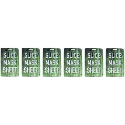 Kocostar Slice Sheet Mask - Cucumber by Kocostar for Unisex - 1 Pc Mask - Pack of 6 - Fresh Bloom Skin - Premium Skincare Solutions for Nourished, Hydrated, and Radiant Skin Every Day