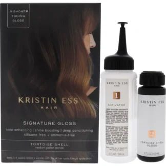 Kristin Ess Signature Hair Gloss - Tortoise Shell - Medium Golden Bronde by Kristin Ess for Unisex - 1 Application Hair Color - Fresh Bloom Skin - Premium Skincare Solutions for Nourished, Hydrated, and Radiant Skin Every Day