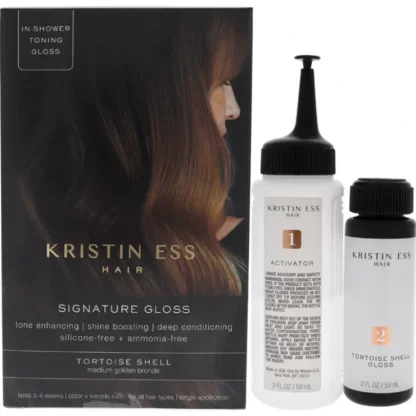 Kristin Ess Signature Hair Gloss - Tortoise Shell - Medium Golden Bronde by Kristin Ess for Unisex - 1 Application Hair Color - Fresh Bloom Skin - Premium Skincare Solutions for Nourished, Hydrated, and Radiant Skin Every Day