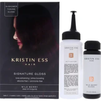Kristin Ess Signature Hair Gloss - Wild Berry by Kristin Ess for Unisex - 1 Application Hair Color - Fresh Bloom Skin - Premium Skincare Solutions for Nourished, Hydrated, and Radiant Skin Every Day