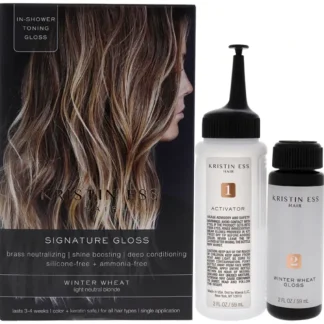 Kristin Ess Signature Hair Gloss - Winter Wheat - Light Neutral Blonde by Kristin Ess for Unisex - 1 Application Hair Color - Fresh Bloom Skin - Premium Skincare Solutions for Nourished, Hydrated, and Radiant Skin Every Day
