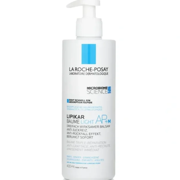 La Roche Posay Lipikar Baume Light AP+M Moisturiser 400ml/13.5oz - Fresh Bloom Skin - Premium Skincare Solutions for Nourished, Hydrated, and Radiant Skin Every Day