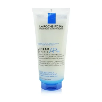La Roche Posay Lipikar Syndet AP+ Lipid Replenishing Cream Wash 200ml/6.7oz - Fresh Bloom Skin - Premium Skincare Solutions for Nourished, Hydrated, and Radiant Skin Every Day