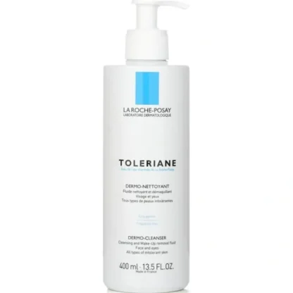 La Roche Posay Toleriane Dermo-Cleanser (Face and Eyes Make-Up Removal Fluid) 400ml/13.5oz - Fresh Bloom Skin - Premium Skincare Solutions for Nourished, Hydrated, and Radiant Skin Every Day