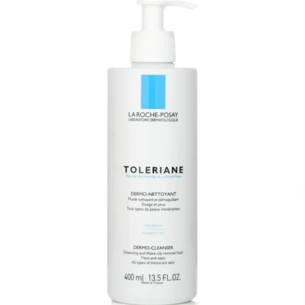 La Roche Posay Toleriane Dermo-Cleanser (Face and Eyes Make-Up Removal Fluid) 400ml/13.5oz - Fresh Bloom Skin - Premium Skincare Solutions for Nourished, Hydrated, and Radiant Skin Every Day