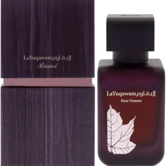 La Yuqawam by Rasasi for Women - 2.53 oz EDP Spray - Fresh Bloom Skin - Premium Skincare Solutions for Nourished, Hydrated, and Radiant Skin Every Day