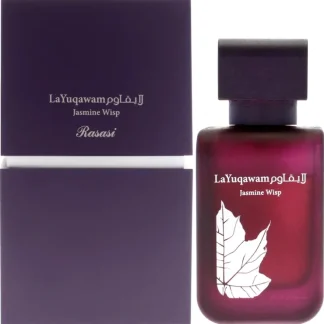 La Yuqawam Jasmine Wisp by Rasasi for Women - 2.53 oz EDP Spray - Fresh Bloom Skin - Premium Skincare Solutions for Nourished, Hydrated, and Radiant Skin Every Day