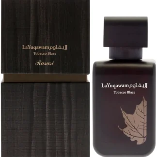 La Yuqawam Tobacco Blaze by Rasasi for Men - 2.53 oz EDP Spray - Fresh Bloom Skin - Premium Skincare Solutions for Nourished, Hydrated, and Radiant Skin Every Day