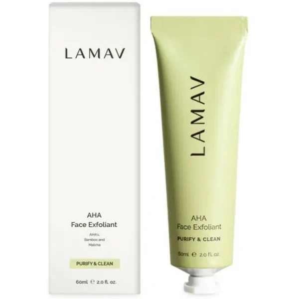 LAMAV Aha Face Exfoliant 60ml - Fresh Bloom Skin - Premium Skincare Solutions for Nourished, Hydrated, and Radiant Skin Every Day