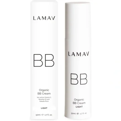 LAMAV Certified Organic BB Cream 50ml Light - Fresh Bloom Skin - Premium Skincare Solutions for Nourished, Hydrated, and Radiant Skin Every Day