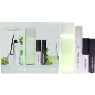 LashFood Lash Transformation System by LashFood for Women - 4 Pc Kit 0.17oz Phyto-Medic Eyelash Enhancer, 0.27oz Conditioning Collagen Lash Primer, 0.27oz Conditioning Drama Mascara, 3.4oz Conditioning Chamomile Eye Makeup Remover - Fresh Bloom Skin - Premium Skincare Solutions for Nourished, Hydrated, and Radiant Skin Every Day