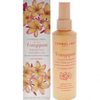 LErbolario Perfumed Caress Fluid Body Cream - Frangipani by LErbolario for Unisex - 5.07 oz Body Cream - Fresh Bloom Skin - Premium Skincare Solutions for Nourished, Hydrated, and Radiant Skin Every Day