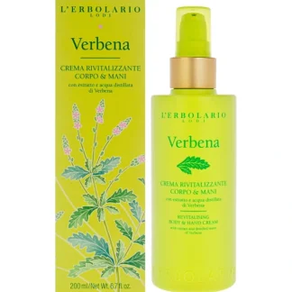 LErbolario Revitalising Body and Hand Cream - Verbena by LErbolario for Unisex - 6.7 oz Cream - Fresh Bloom Skin - Premium Skincare Solutions for Nourished, Hydrated, and Radiant Skin Every Day