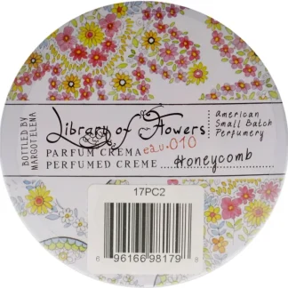 Library of Flowers Honeycomb Parfum Crema by Library of Flowers for Unisex - 2.5 oz Cream - Fresh Bloom Skin - Premium Skincare Solutions for Nourished, Hydrated, and Radiant Skin Every Day