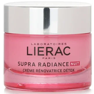 Lierac Supra Radiance Night Detox Renewing Cream 50ml/1.76oz - Fresh Bloom Skin - Premium Skincare Solutions for Nourished, Hydrated, and Radiant Skin Every Day
