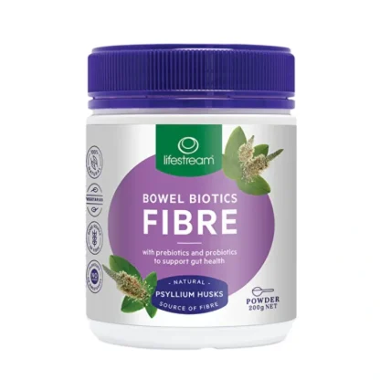 LifeStream Bowel Biotics Fibre with Prebiotics & Probiotics Powder 200g - Fresh Bloom Skin - Premium Skincare Solutions for Nourished, Hydrated, and Radiant Skin Every Day