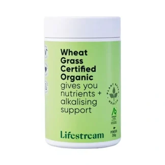 LifeStream Lifestream Wheat Grass Certified Organic Powder 250g - Fresh Bloom Skin - Premium Skincare Solutions for Nourished, Hydrated, and Radiant Skin Every Day