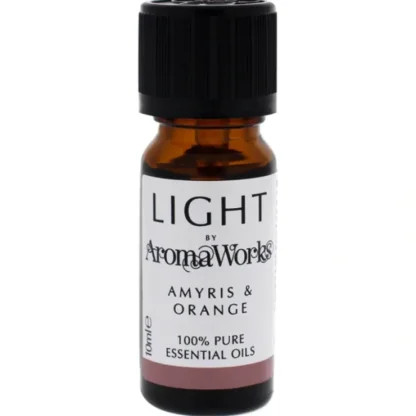 Light Essential Oil - Amyris and Orange by Aromaworks for Unisex - 0.33 oz Oil - Fresh Bloom Skin - Premium Skincare Solutions for Nourished, Hydrated, and Radiant Skin Every Day