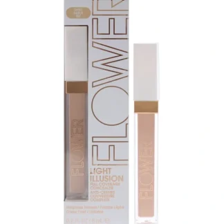 Light Illusion Full Coverage Concealer - M0 Sand by Flower Beauty for Women - 0.2 oz Concealer - Fresh Bloom Skin - Premium Skincare Solutions for Nourished, Hydrated, and Radiant Skin Every Day