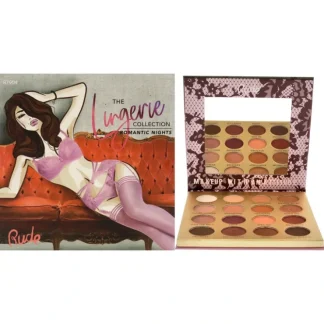 Lingerie Collection 16 Matte Eyeshadow Palette - Romantic Nights by Rude Cosmetics for Women - 0.53 oz Eye Shadow - Fresh Bloom Skin - Premium Skincare Solutions for Nourished, Hydrated, and Radiant Skin Every Day