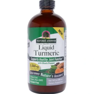 Liquid Turmeric - 3500mg by Natures Answer for Unisex - 16 oz Dietary Supplement - Fresh Bloom Skin - Premium Skincare Solutions for Nourished, Hydrated, and Radiant Skin Every Day