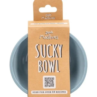 Little Mashies Silicone Sucky Bowl Dusty Blue - Fresh Bloom Skin - Premium Skincare Solutions for Nourished, Hydrated, and Radiant Skin Every Day