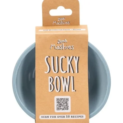 Little Mashies Silicone Sucky Bowl Dusty Blue - Fresh Bloom Skin - Premium Skincare Solutions for Nourished, Hydrated, and Radiant Skin Every Day