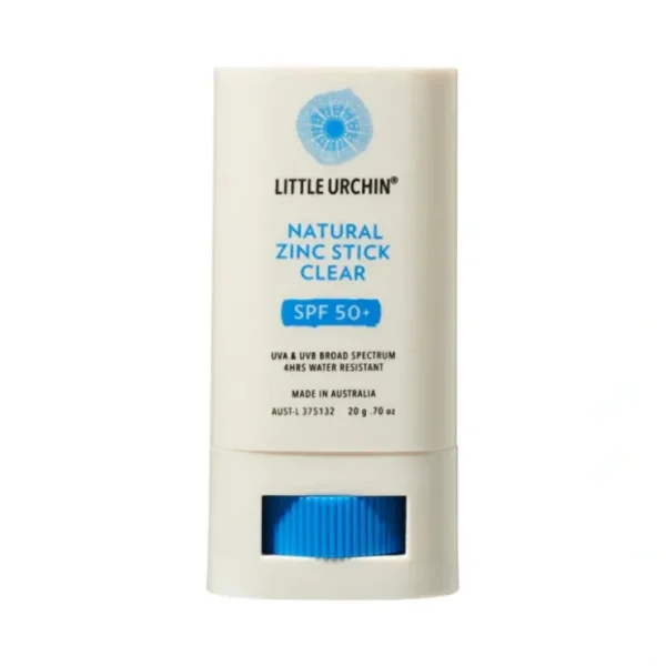 Little Urchin Natural Sunscreen Zinc Stick Clear SPF 50+ 20g - Fresh Bloom Skin - Premium Skincare Solutions for Nourished, Hydrated, and Radiant Skin Every Day