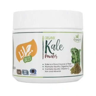 Livi Green Organic Kale Powder 180g - Fresh Bloom Skin - Premium Skincare Solutions for Nourished, Hydrated, and Radiant Skin Every Day